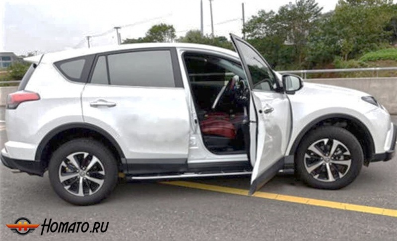 Пороги для Toyota Rav4 XA40 2015-2019 рестайл | New style