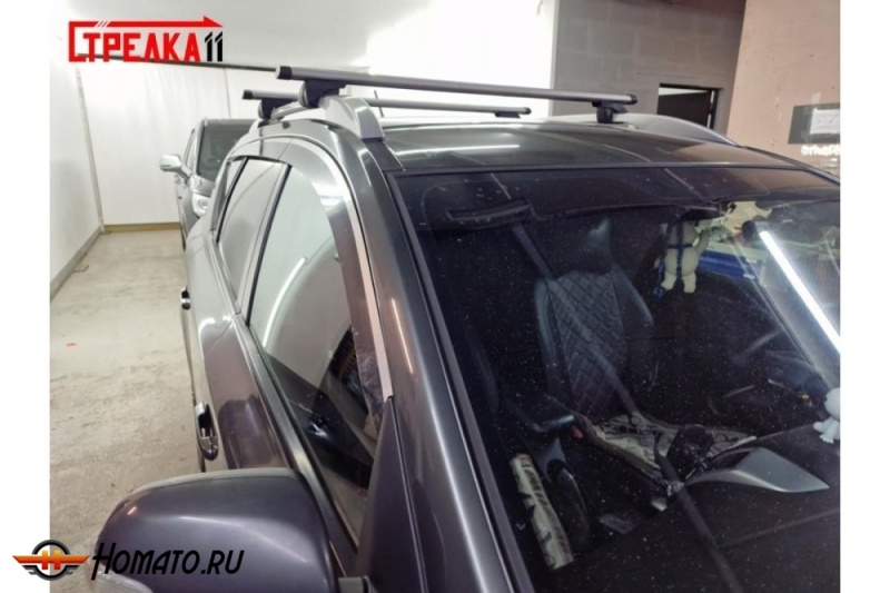 Дефлекторы Киа Сид 1 универсал 2007-2012 | с хром молдингом, из 6 частей, премиум, плоские, 2D