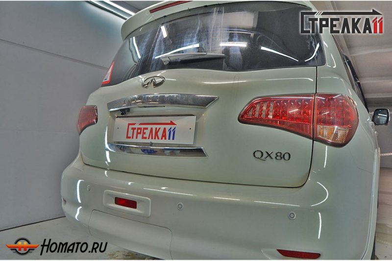 Защита задней камеры INFINITI QX80 2014-2017