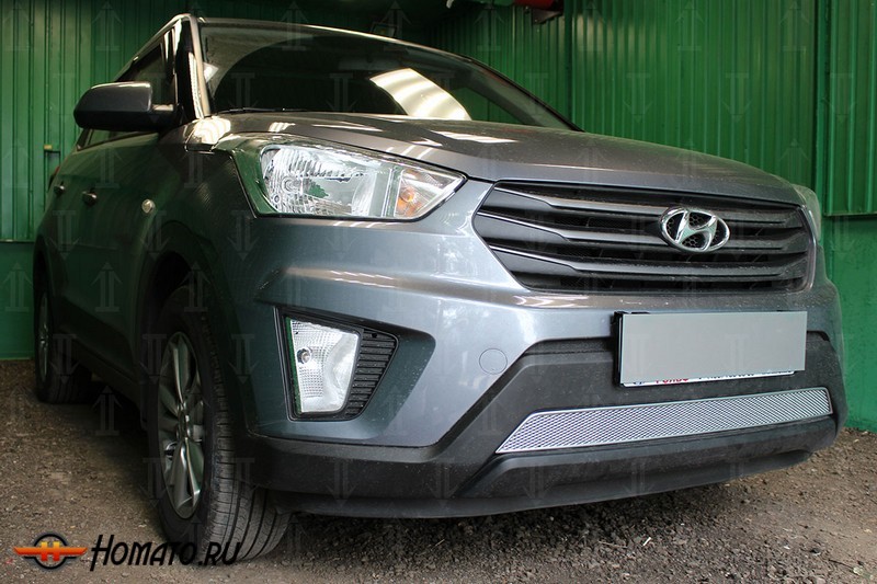 Защита радиатора для Hyundai Creta 2016+/2020+ | Премиум