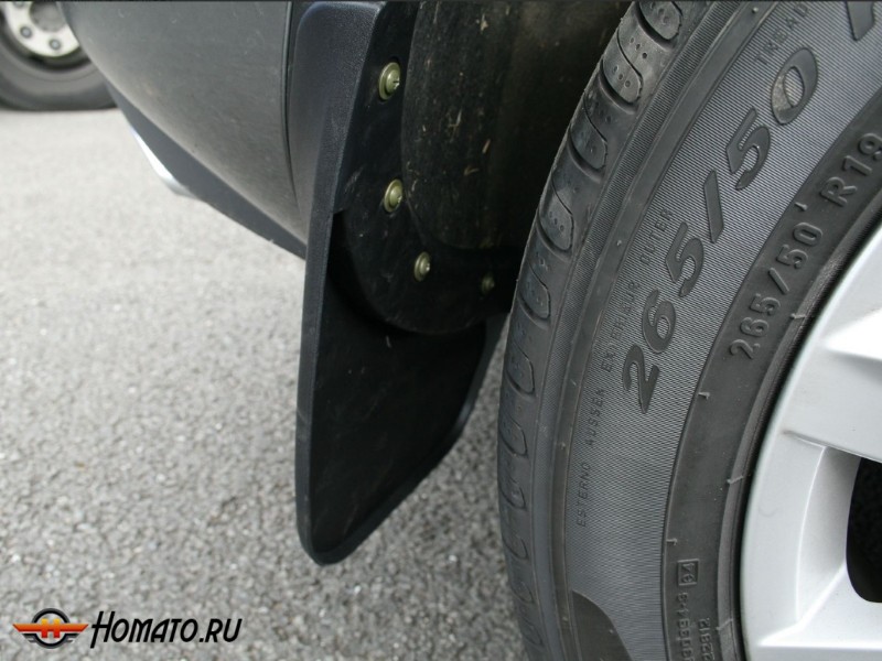 Брызговики OEM, «комплект передние+задние» для VW Touareg 2010+/2014+