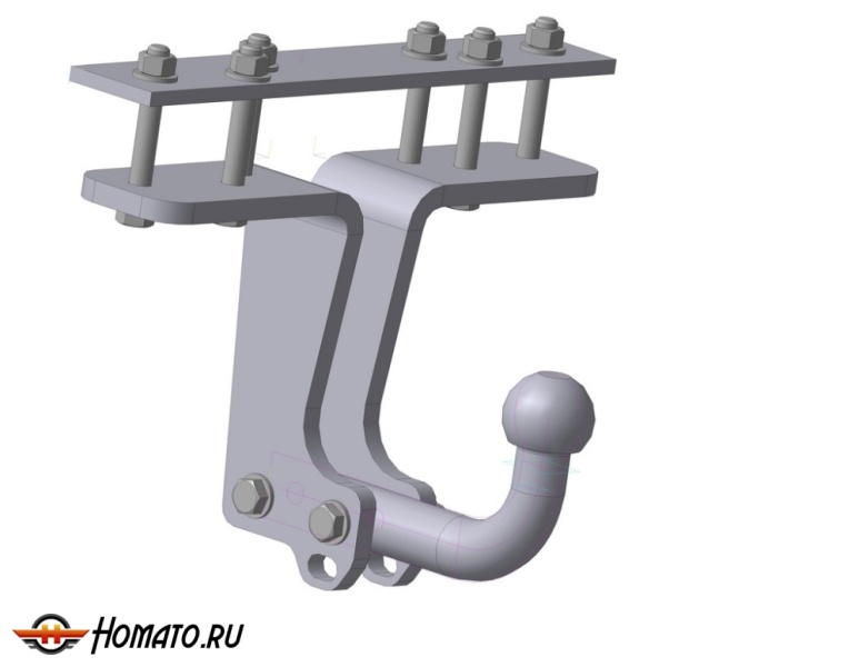 ТСУ фаркоп NISSAN Pathfinder (R51) (2004-2014) | шар A | условно-съемный | ORIS | 4350-A