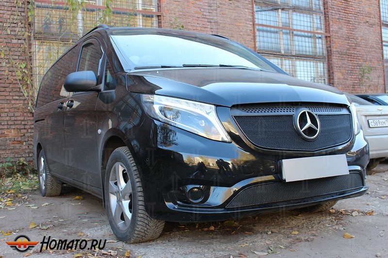 Защита радиатора для Mercedes-Benz Vito (W447) 2014+ | Премиум