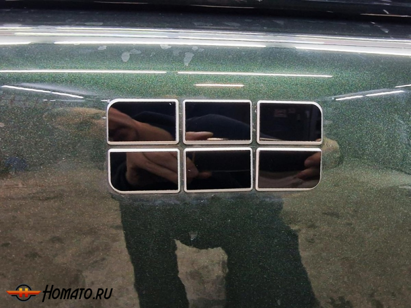 Накладки на передний логотип для Geely EX5 EM-i | декор