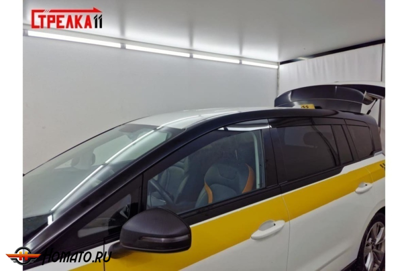 Дефлекторы FAW Bestune NAT 2022+ | из 8 частей, премиум, плоские, 2D