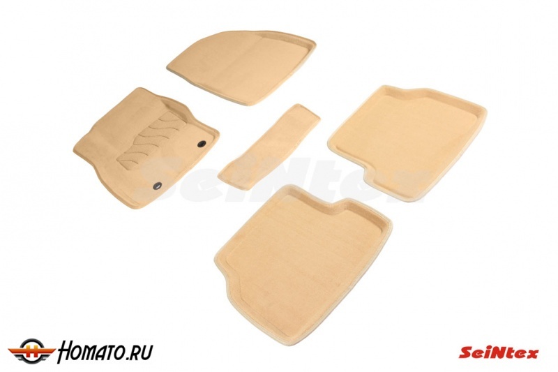 3D коврики Ford Focus II 2008-2011 | Премиум | Seintex