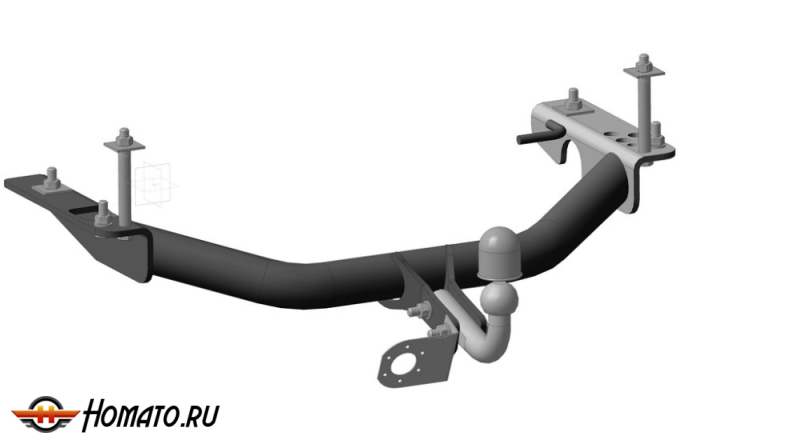 ТСУ фаркоп ГАЗ Соболь 2752 / 2217 | шар A | условно-съемный | ORIS | 5606-AN