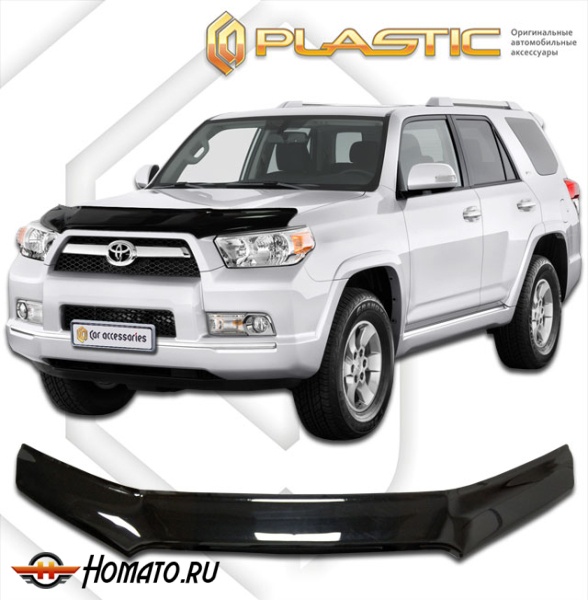 Дефлектор капота Toyota 4Runner 5 2009-2013 | черный