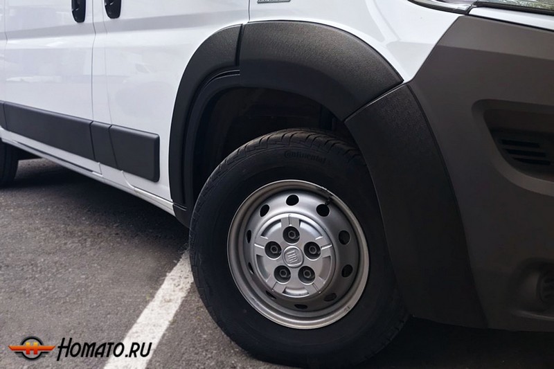 Расширители колесных арок для Peugeot Boxer 2016+ (290 кузов) | глянец (под покраску)