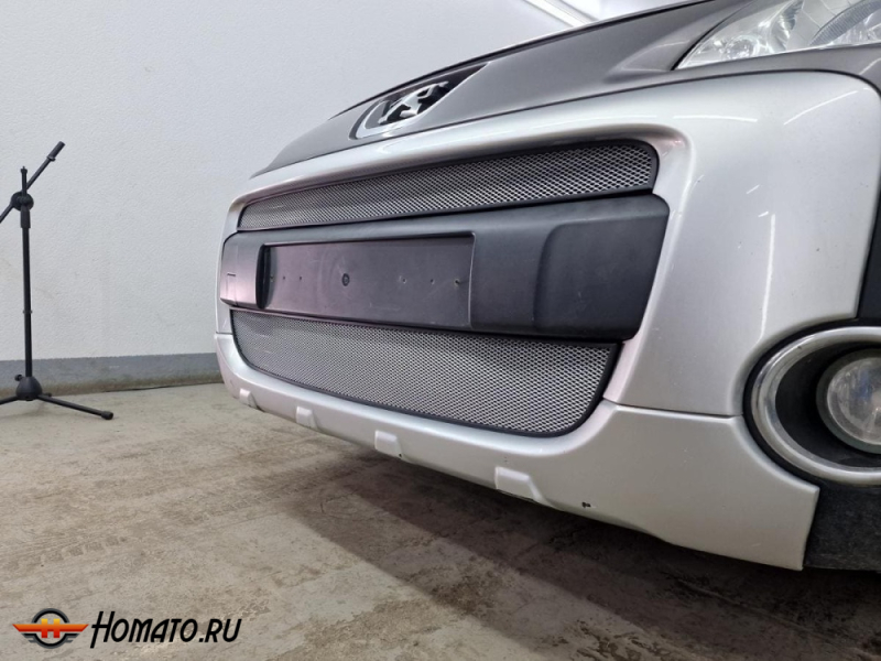 Защита радиатора для Peugeot Partner B9 (2008-2012) дорестайл | Стандарт