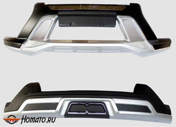 Накладка на передний и задний бампер для Hyundai Creta (ix25) 2015+