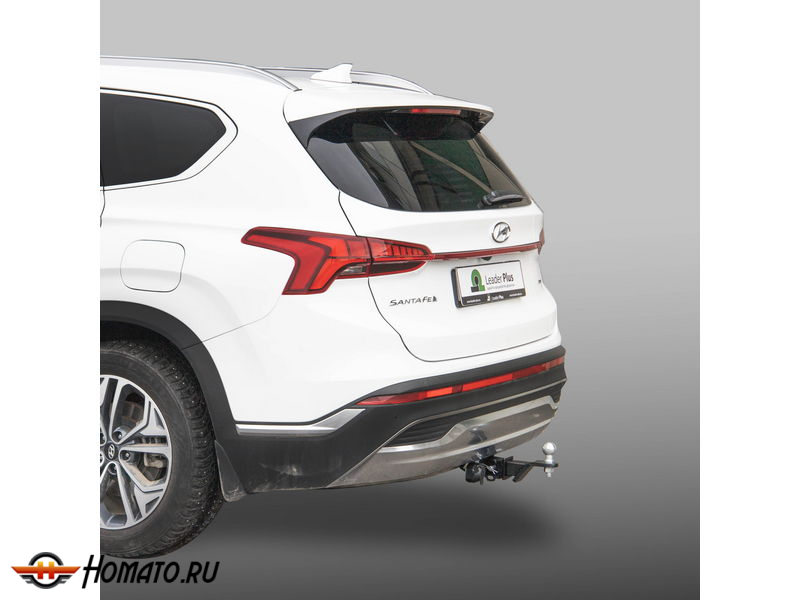 Фаркоп HYUNDAI SANTA FE 4 (TM) 2020-2024 рестайлинг | шар E - под квадрат - быстросъемный | Лидер Плюс | K132-E
