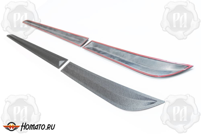 Молдинги на двери для Belgee S50 | шагрень