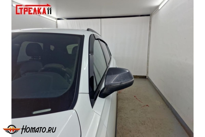 Дефлекторы Audi Q7 (4M) 2015+/2024+ | премиум, плоские, 2D