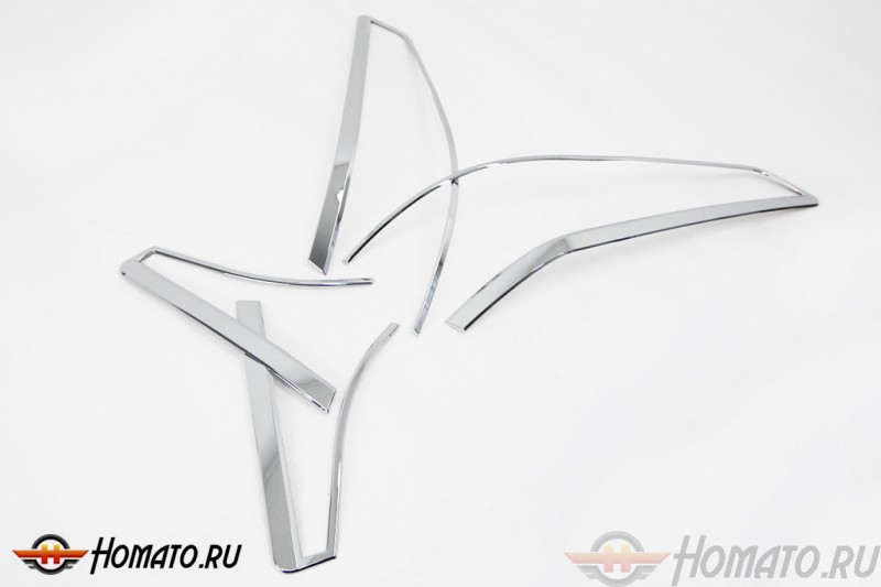 Хром накладки задних фонарей для Kia Optima K5 2010-2013