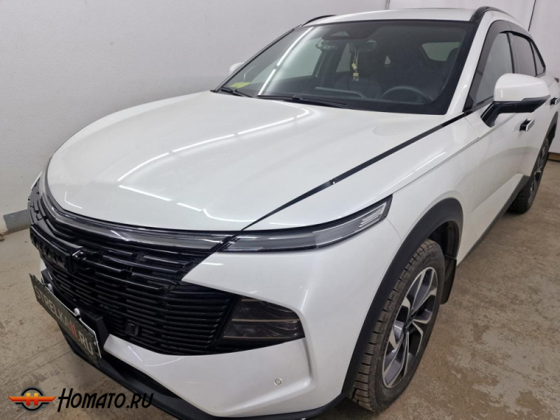 Накладки на капот для Хавал Ф7Х 2 2024+ | 2 штуки, декор