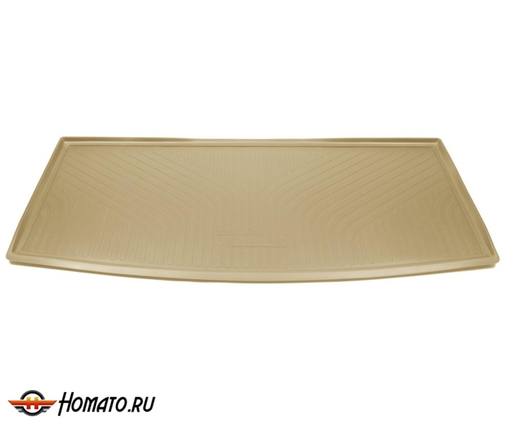 Коврик в багажник Cadillac Escalade V (2020+) (разложенный 3 ряд) | бежевый, Norplast