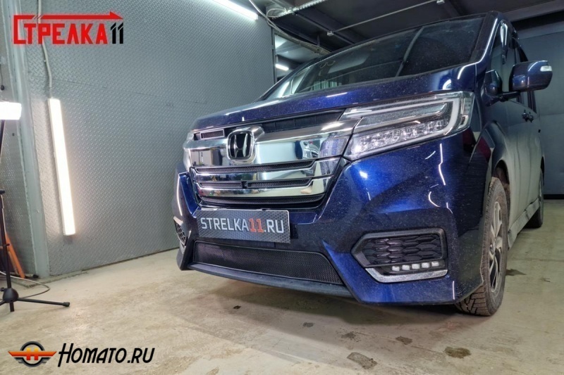 Защита радиатора для Honda Stepwgn 5 2017-2021 рестайлинг | Стандарт