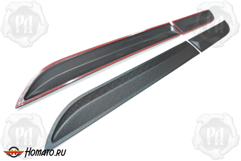 Молдинги на двери для Рено Дастер 1 2010-2020 | шагрень