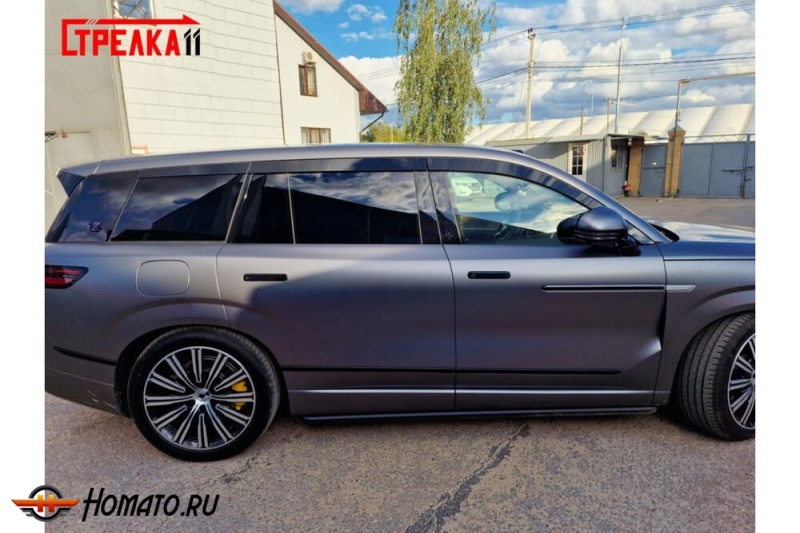 Дефлекторы Denza N9 2025+ | из 6 частей, премиум, плоские, 2D