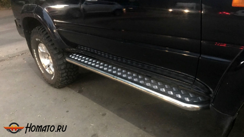 Пороги подножки Lexus LX470 2002-2007 | алюминиевые или нержавеющие