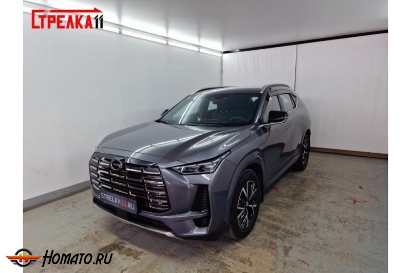 Дефлекторы GAC GS4 2025+ | из 6 частей, премиум, плоские, 2D