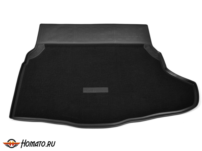 Коврик в багажник Mercedes C (W205) 2014+ седан | комбинированный: ворс + полиуретан, Norplast