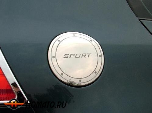 Накладка на лючек бензобака для VW Golf V