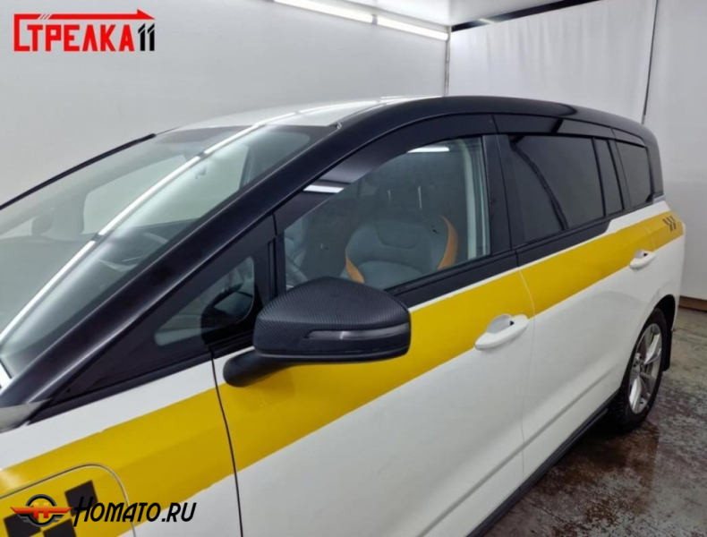 Дефлекторы FAW Bestune NAT 2022+ | из 8 частей, премиум, плоские, 2D