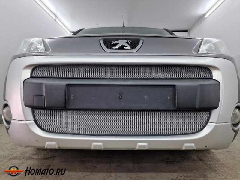 Защита радиатора для Peugeot Partner B9 (2008-2012) дорестайл | Стандарт