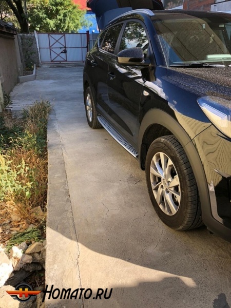 Пороги ОЕМ для Hyundai Tucson 2016+/2018+ | Mobis Style