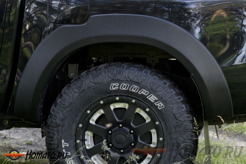 Расширители колёсных арок с выносом 25 мм для Toyota Hilux 2015+ | шагрень