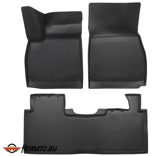 Коврики Avatr 11 (4-х местный) | полиуретановые, черные, Norplast