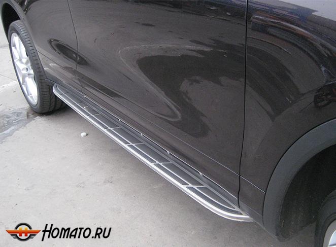 Пороги для Порше Кайен 958 в интернет магазине Homato.ru
