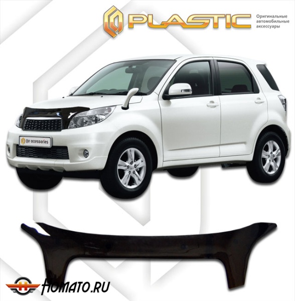 Дефлектор капота Daihatsu Terios 2006-2009 | черный