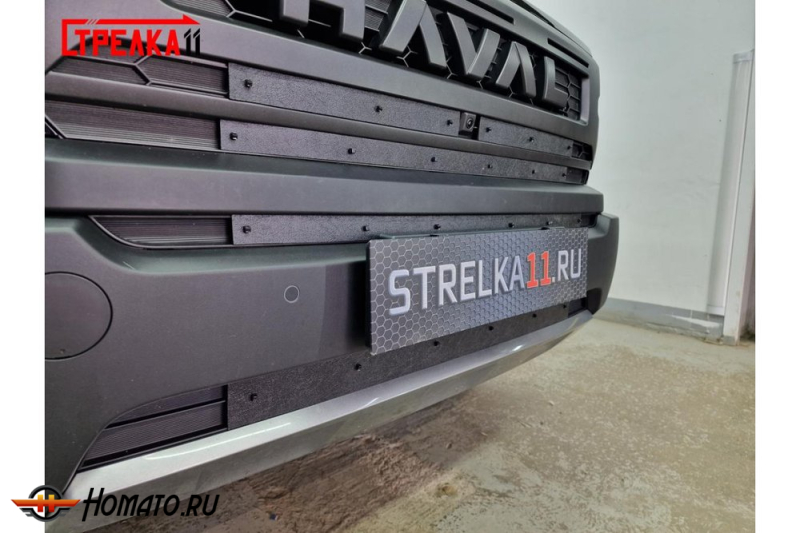 Зимняя защита радиатора Haval H3 2026+ рестайлинг | на стяжках