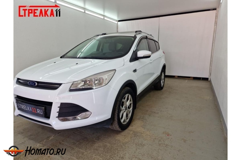 Дефлекторы Ford Kuga 2 2013-2019 | премиум, плоские, 2D