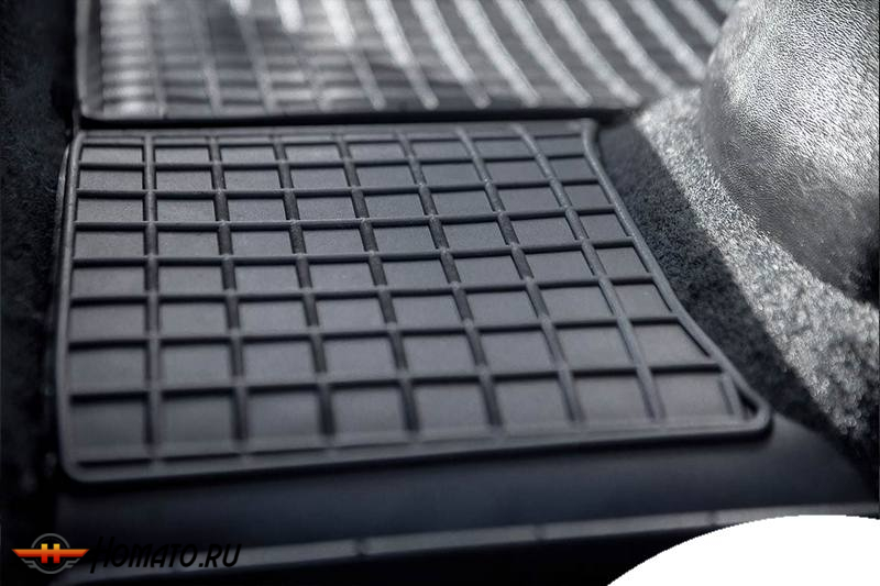 Коврики для ГАК С7 2025+ | СЕТКА, резиновые, с бортами, Seintex
