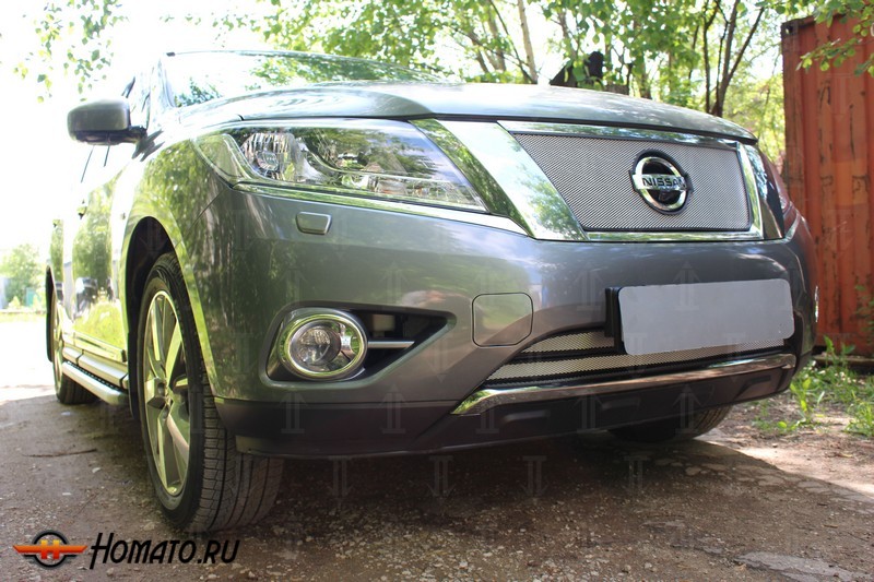 Защита радиатора для Nissan Pathfinder (R52) 2014+ | Стандарт