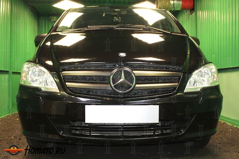 Защита радиатора для Mercedes-Benz Vito (2010-2014) рестайл | Стандарт