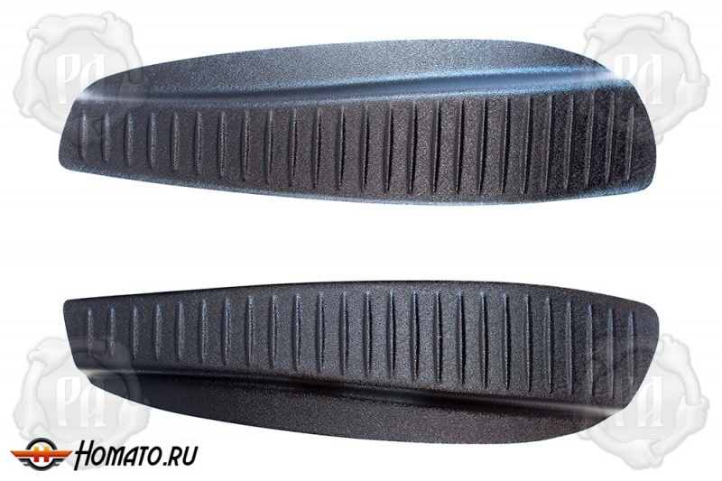 Накладки на пороги задних арок для Шевроле Авео седан (2007-2012) | шагрень