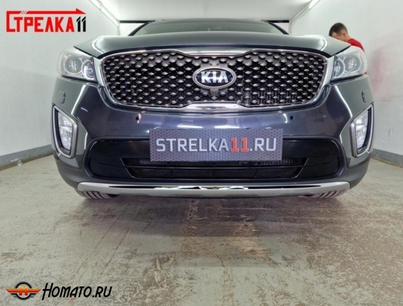 Комплект накладок для Kia Sorento Prime 2015-2017 | 6 штук, декор
