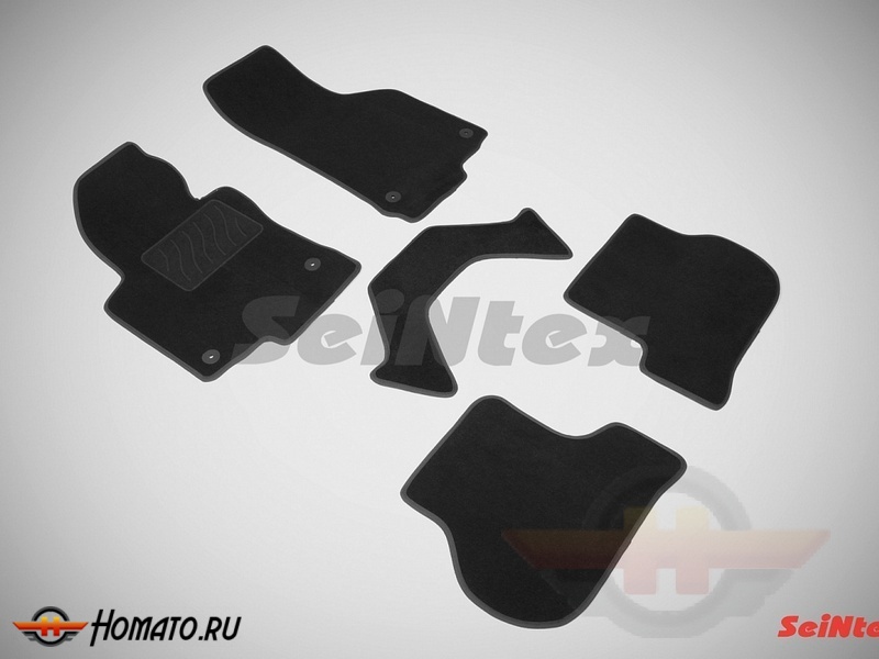 Коврики Seat Leon 2 2005-2012 | Люкс, ворсовые, Seintex