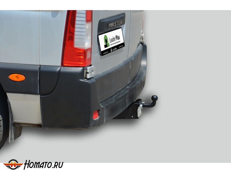 Фаркоп RENAULT MASTER 2010- (фургон без ступеньки) | шар F - кованый | Лидер Плюс | R121-F