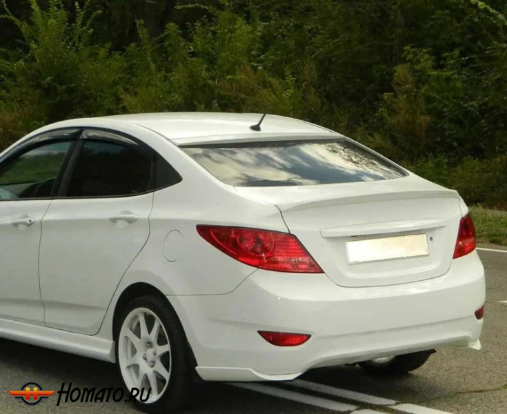 Спойлер-козырек на стекло HS3 для Hyundai Solaris 2010+/2014+