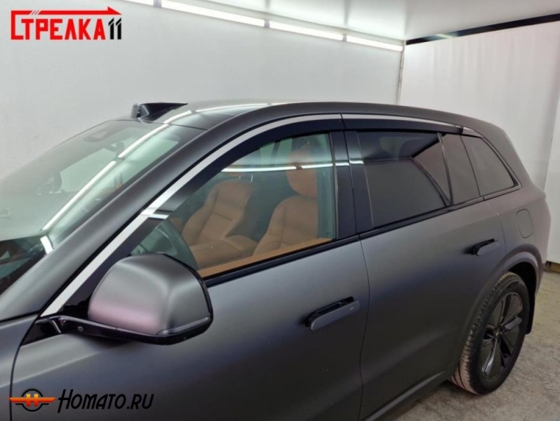 Дефлекторы Ли Л6 2024+ | премиум, плоские, 2D