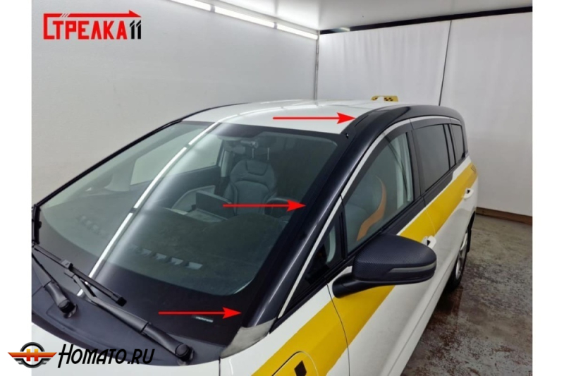 Премиум водостоки дефлекторы лобового стекла FAW Bestune NAT