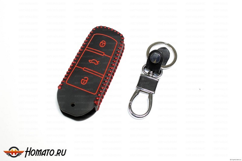 Чехол для смарт-ключа VW Passat B6, B7, CC | с карабином