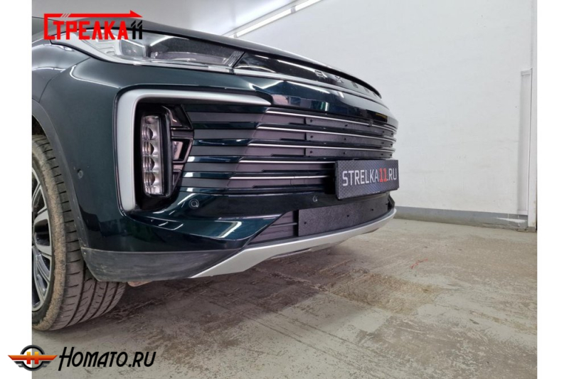 Зимняя защита радиатора Exeed TXL 2024+ рестайл | на стяжках