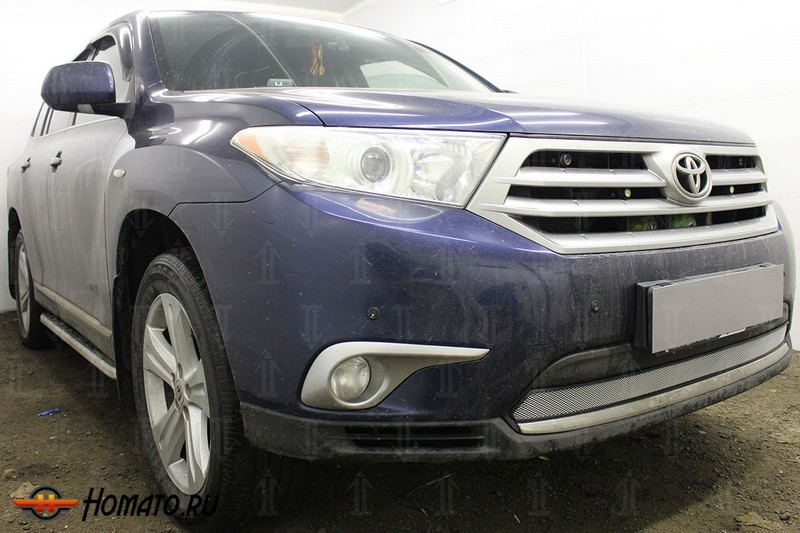 Защита радиатора для Toyota Highlander 2010+ (XU40) | Стандарт